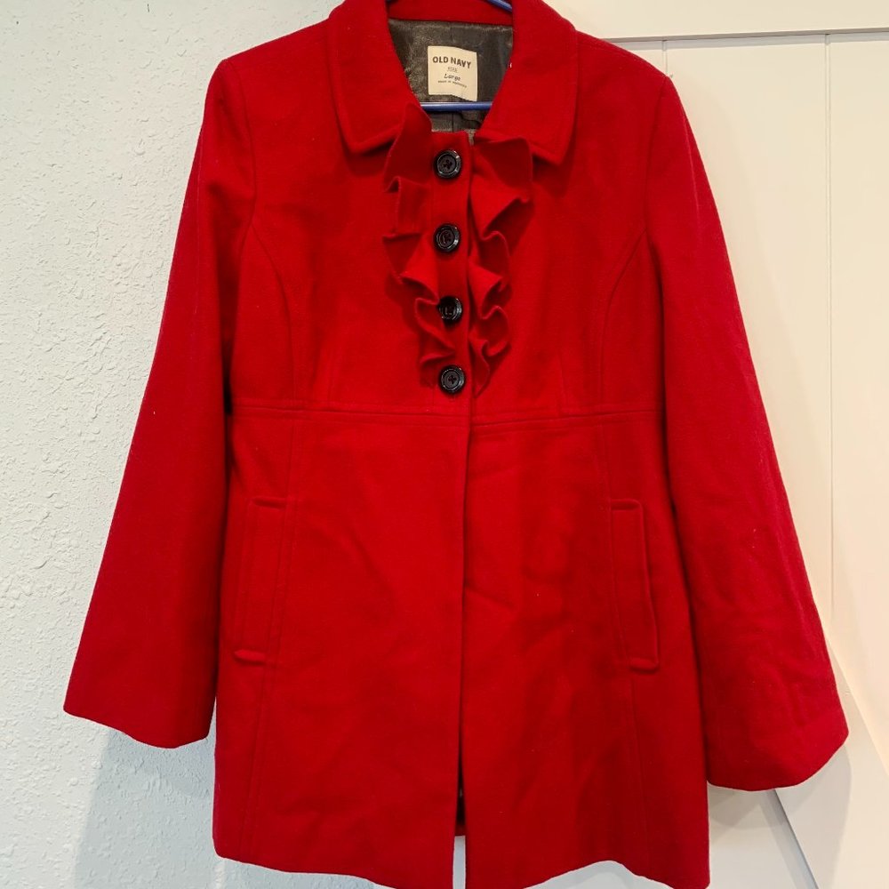 Old Navy Red Coat